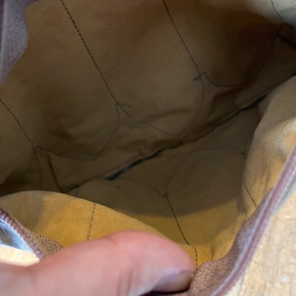 2/40$ Vintage Brown Leather And Suede Purse - Picture 9 of 9